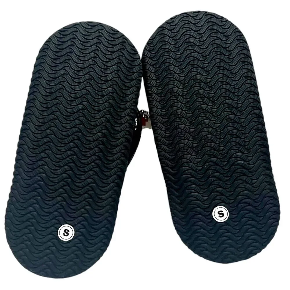 Floatie Sugar Shoes YTK Navy Blue Flip Flops Bear Charm Repair Kit Size Small - Picture 6 of 8